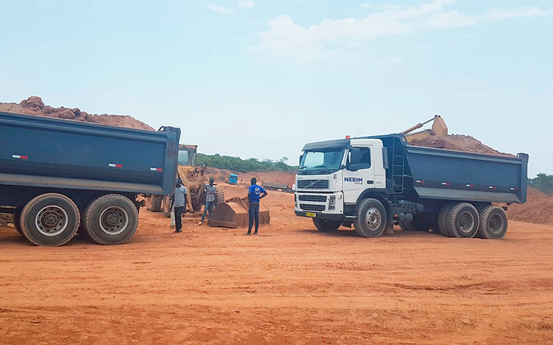 Tipper truck - Transport service NEBIM Africa